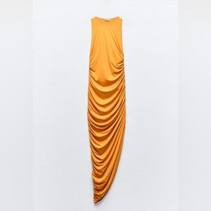 Fitted draped dress - new with tags